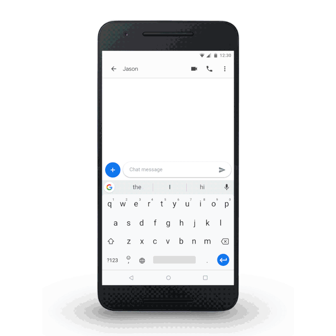 Android 7.1 permite enviar GIFs desde el teclado de Google