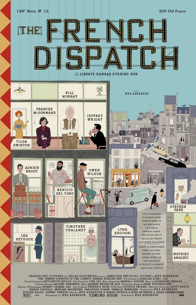 Poster do filme The French Dispatch 